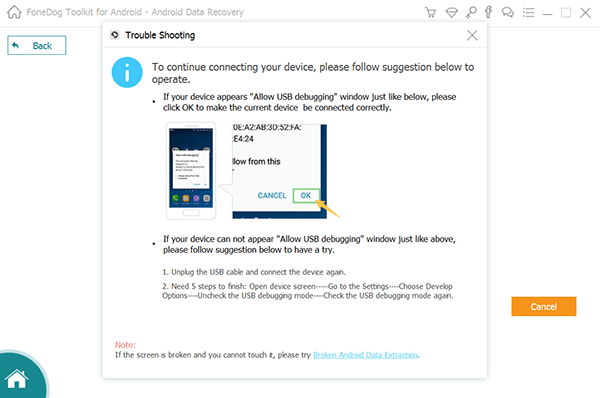 Consenti debug USB su Samsung