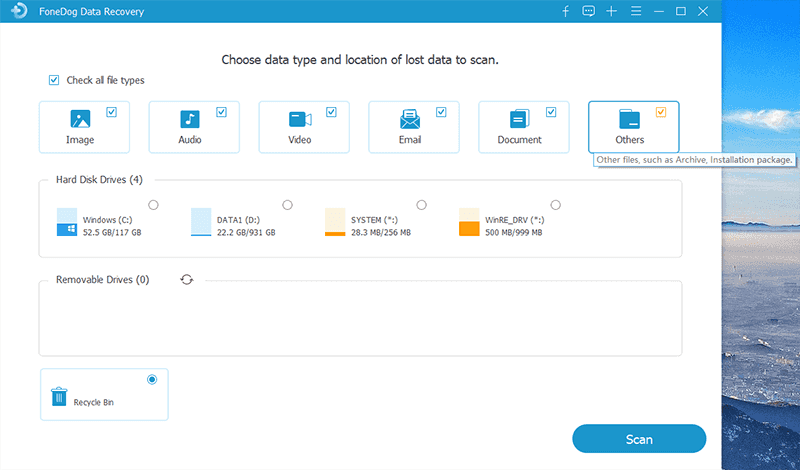 Scegli i documenti Excel eliminati da recuperare