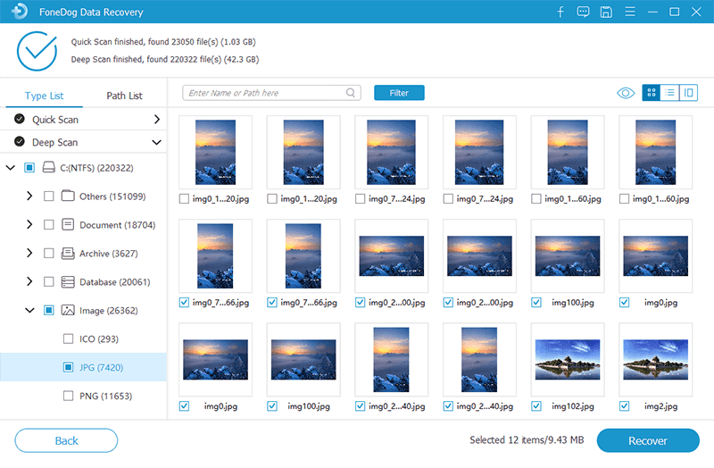 Recupera i download cancellati