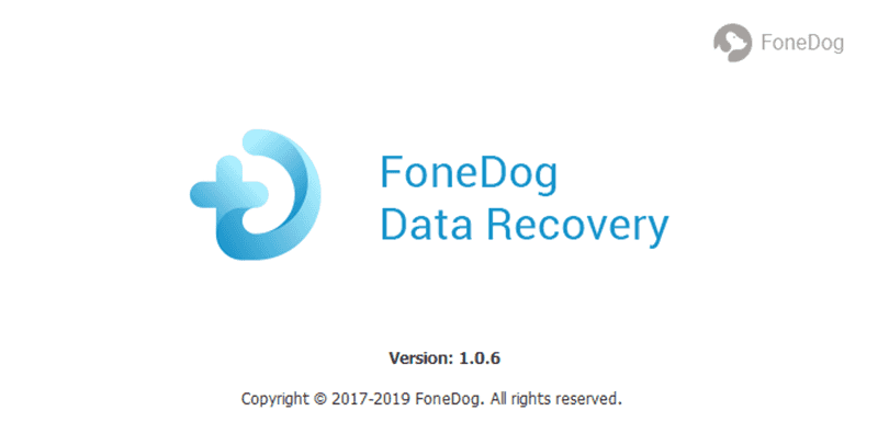 Avvia FoneDog Data Recovery