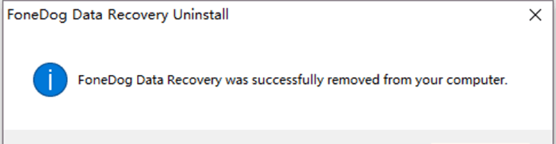 Disinstalla FoneDog Data Recovery correttamente