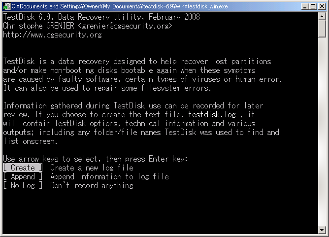 Usa TestDisk per computer Windows