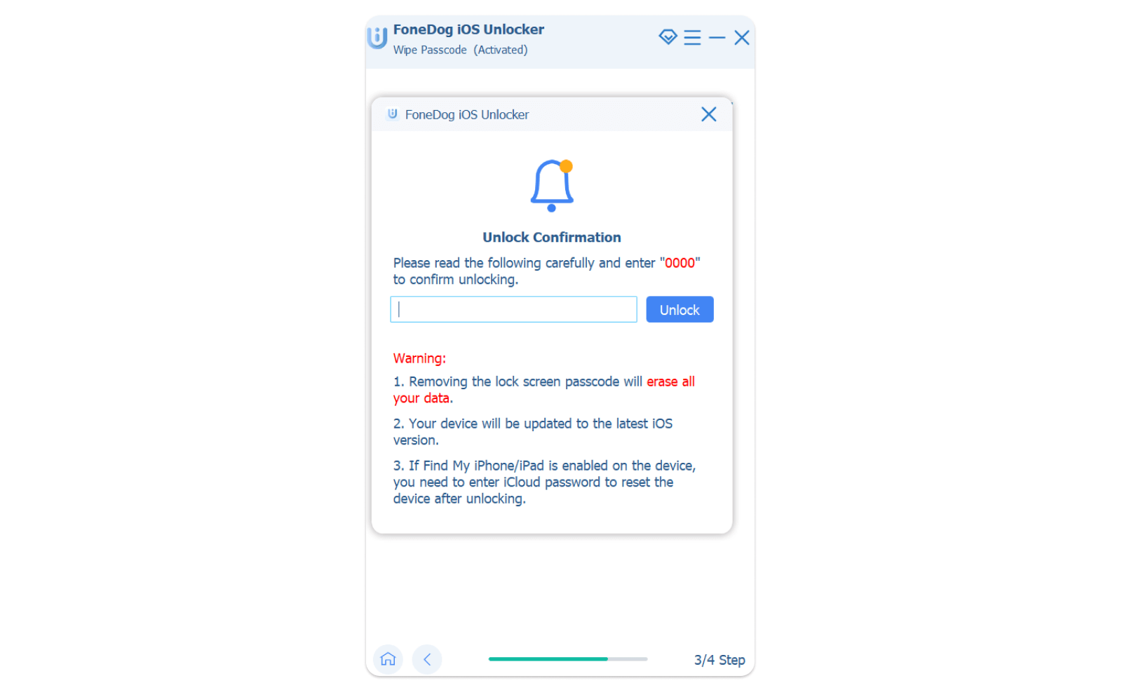 Come sbloccare Apple Watch senza password