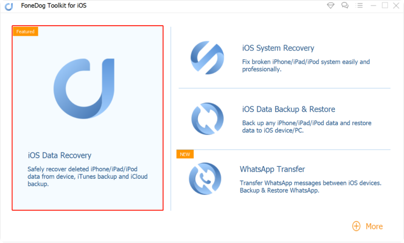 Gestione dei dati cancellati utilizzando iOS Data Recovery