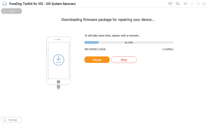 Risolvi il problema "iPhone 14 non si accende" - FoneDog Ripristino del sistema iOS: download del firmware