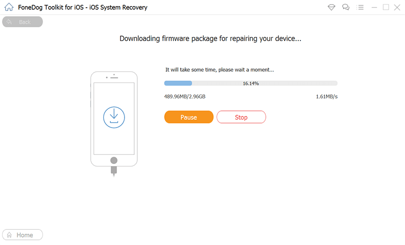 Seleziona Modello dispositivo e Scarica firmware