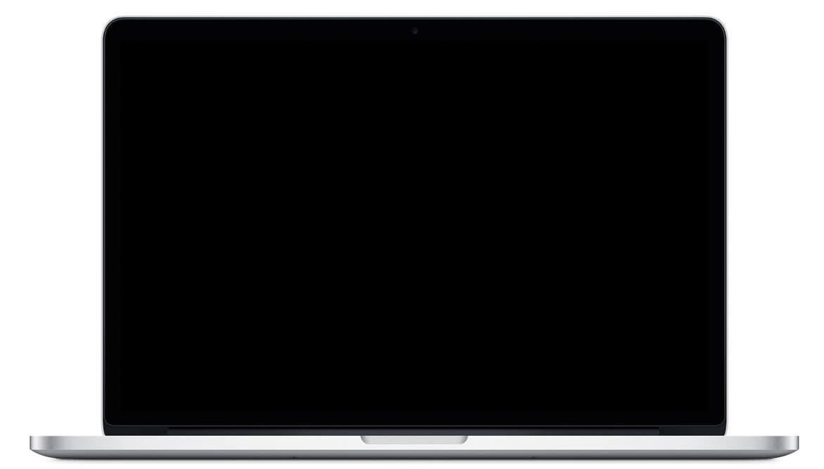Schermo nero per Macbook Pro
