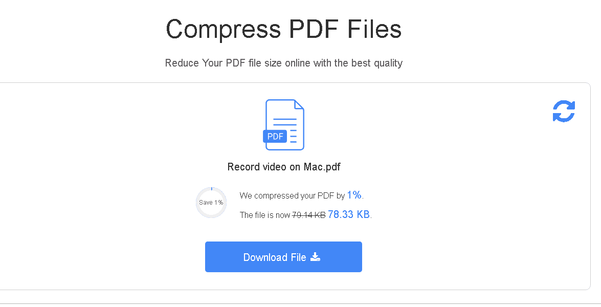 Scarica il file compresso online
