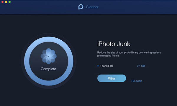 Scansione junk di iphoto fatta