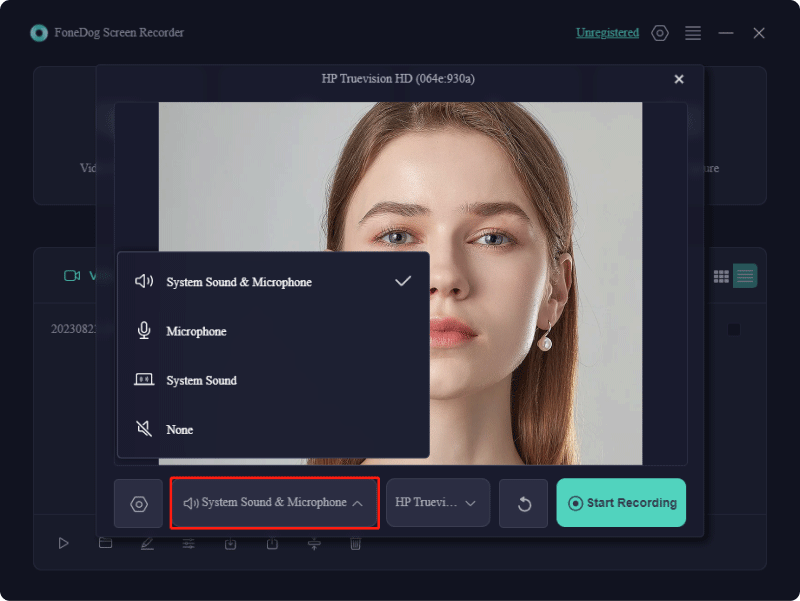 Il miglior software di registrazione webcam: FoneDog Screen Recorder