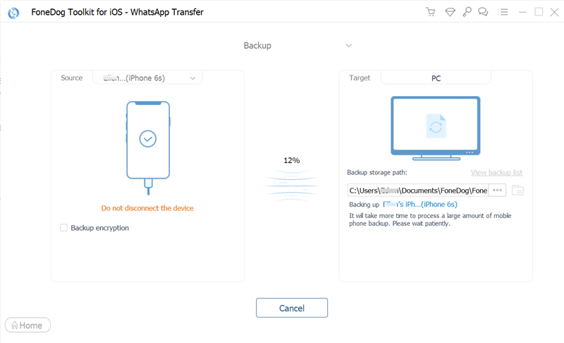 Collega l'iPhone al computer