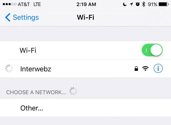 Controlla la tua connessione Internet per risolvere il problema: impossibile ricevere la posta su iPhone