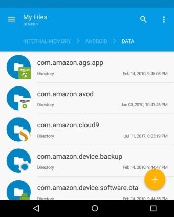 Mostra file nascosti per trovare musica scaricato da Amazon Music