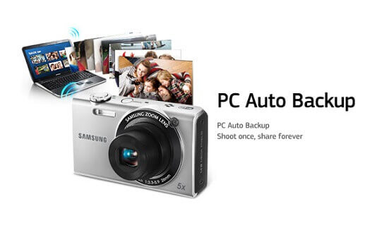 Backup automatico del PC su Samsung Smart Camera