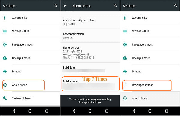 Come abilitare il debug USB su LG