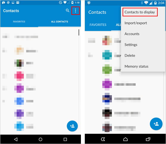 I contatti eliminati sono nascosti sul tuo telefono Android
