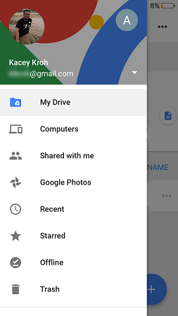 Recupera i dati LG persi utilizzando Google Drive