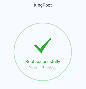 Radice dell'app Kingroot eseguita correttamente