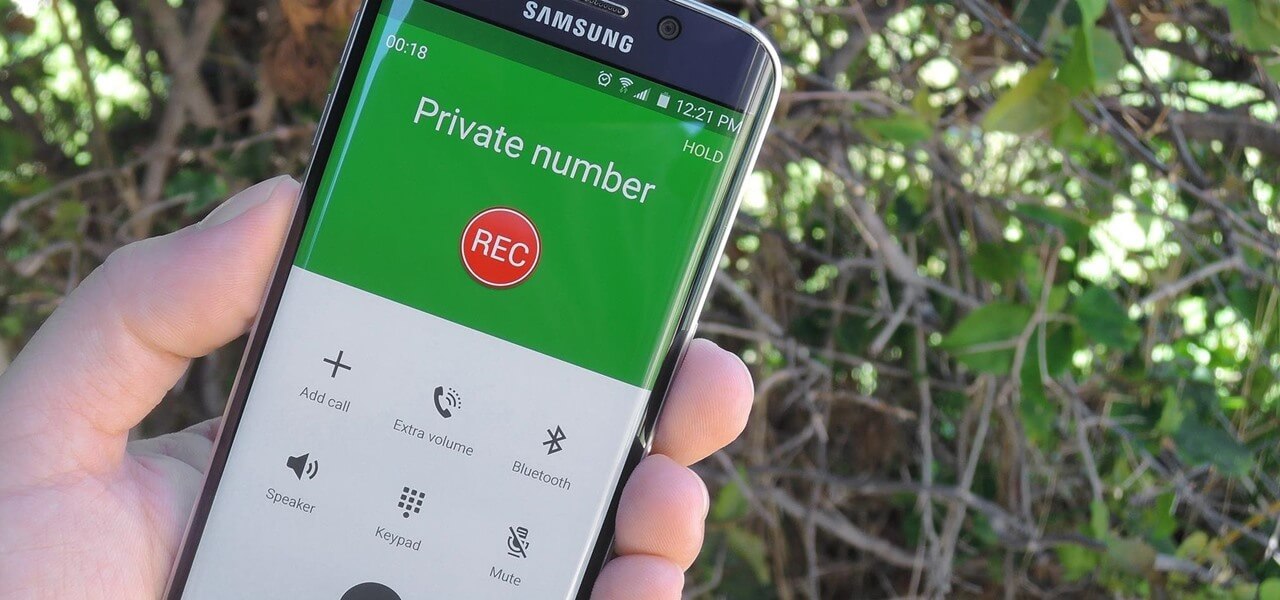 Registra telefonata Samsung Galaxy S6 Phone
