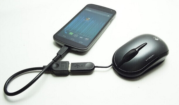 Sbloccare un telefono Android con schermo rotto tramite mouse USB