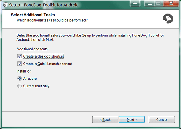 Android Installa attività aggiuntive