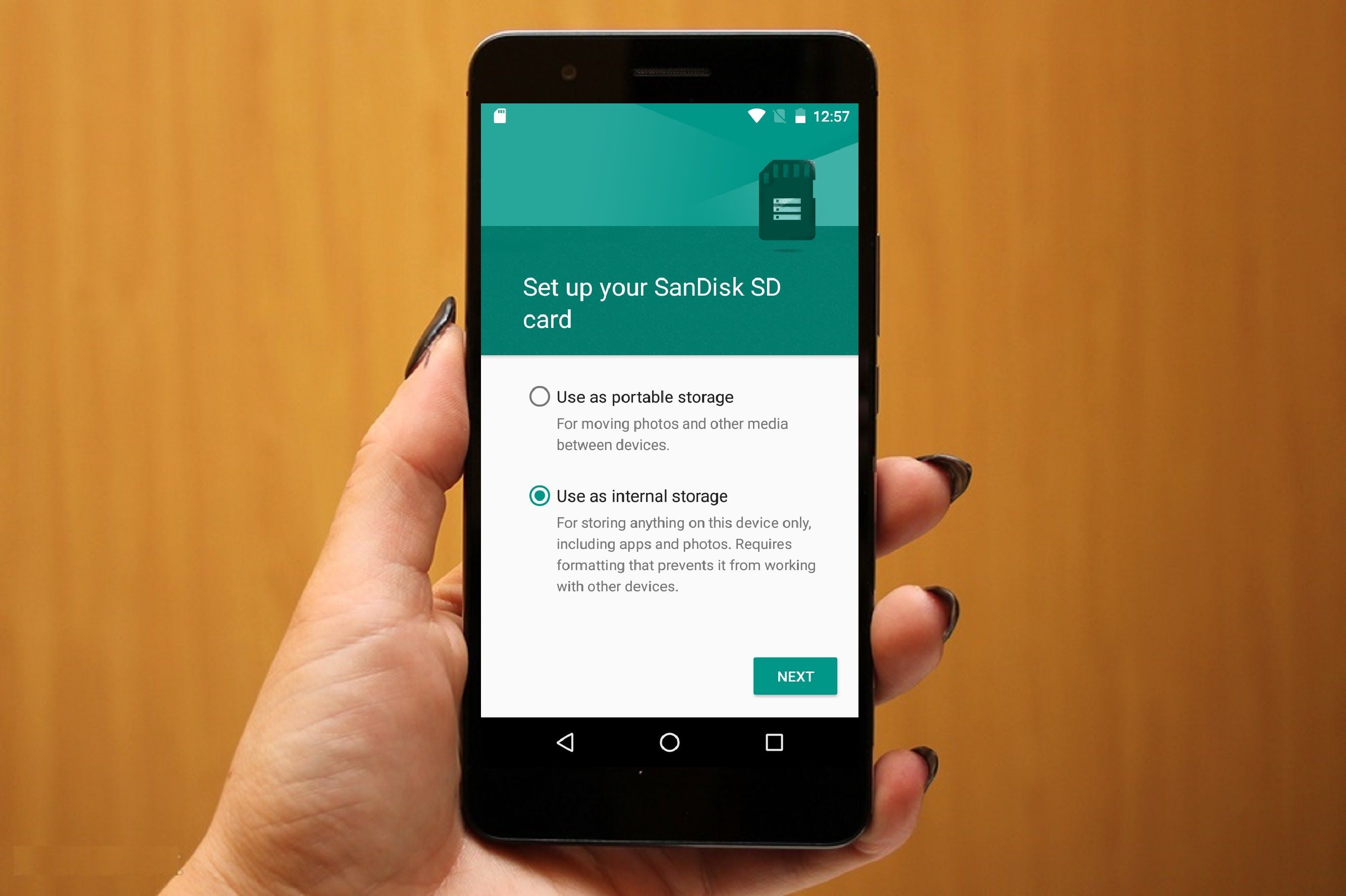 Backup della scheda SD del dispositivo Android senza alcuno strumento