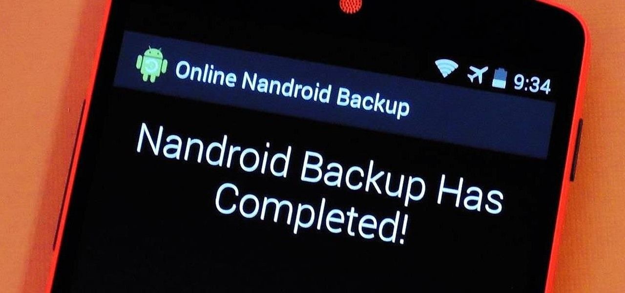 Completamento del backup Nandroid del backup del dispositivo Android su PC