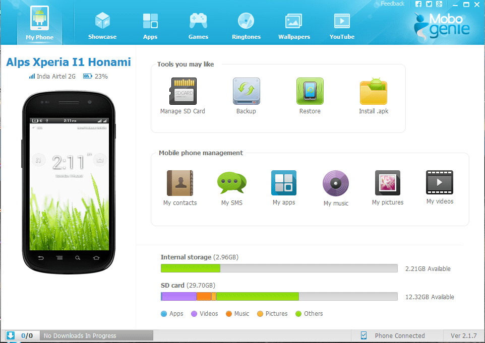 Il miglior software di backup Android per PC Mobogenie