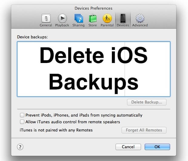 eliminare-IO-backup