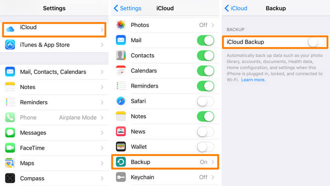 Per quanto tempo il processo iCloud richiede iCloud