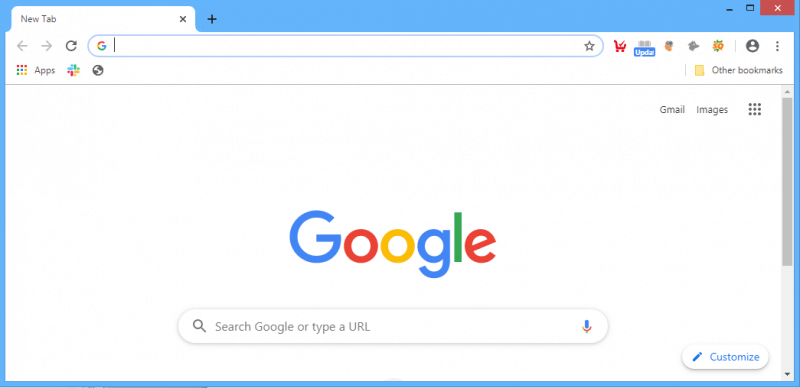 Apri il menu del browser Google Chrome