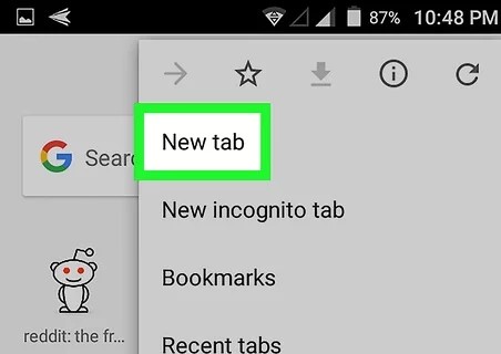Rimuovere i siti Web più visitati su Google Chrome utilizzando Android