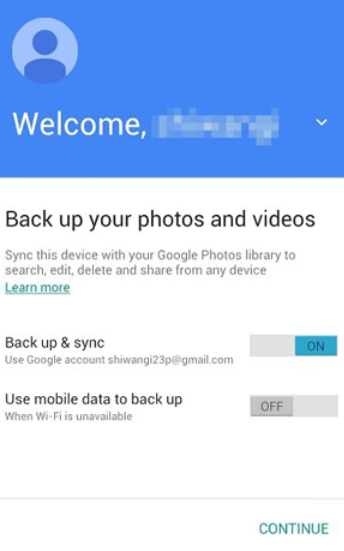 Trasferisci foto da iPhone a Samsung utilizzando Google Foto