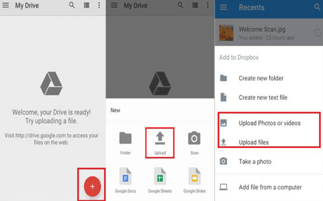 Trasferisci dati da Android a iPhone senza reimpostare utilizzando Google Drive