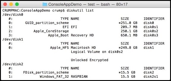 Come formattare la scheda SD su Mac su FAT32 con Terminal