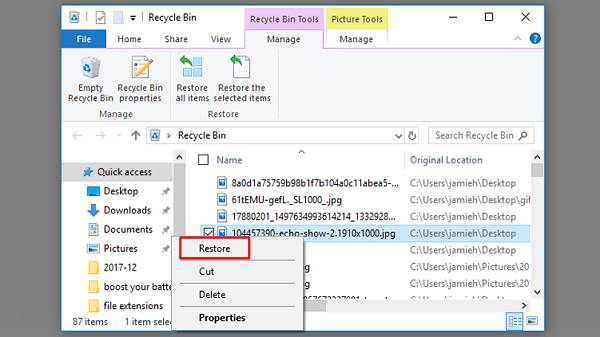 Recupera il file Microsoft Project dal Cestino