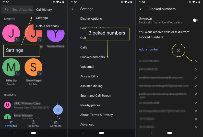 Recupera i messaggi bloccati su Android