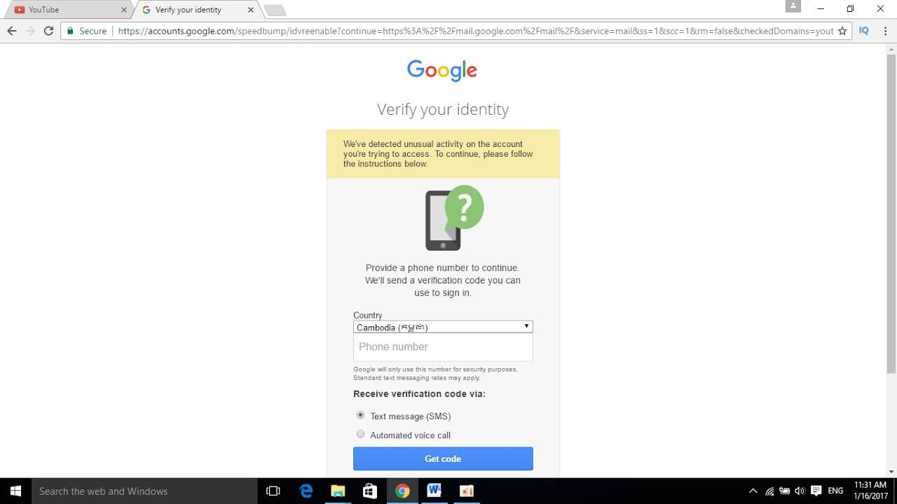 Ottieni il tuo account Gmail