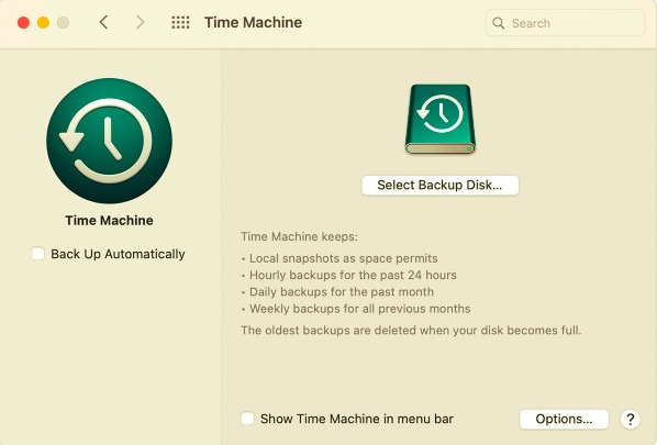 Usa Time Machine per recuperare un file perso