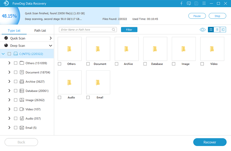 Utilizzare il software di recupero documenti per scansionare e mostrare i file