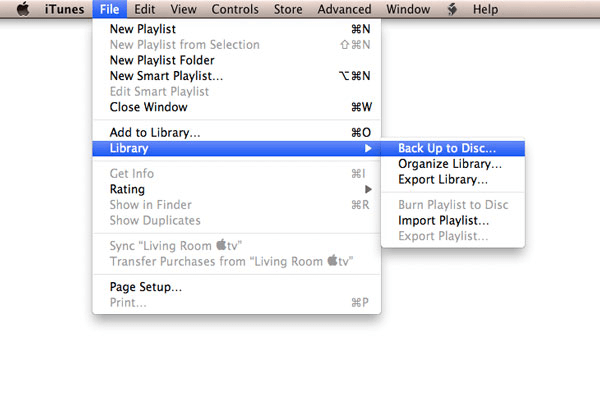 Trasferisci la libreria di iTunes sul nuovo Mac utilizzando una funzione di backup