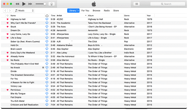 Disattiva iTunes Music Library per trasferire musica su Fix Music Not Transfering to iPhone