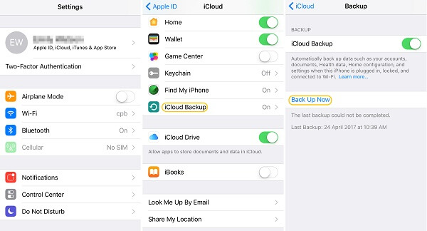 Trasferisci iPhone su Pixel tramite iCloud