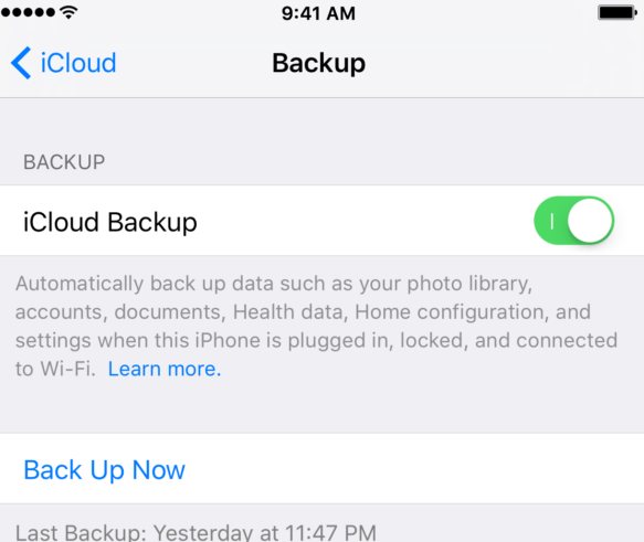 Come eliminare i backup di iTunes su iCloud