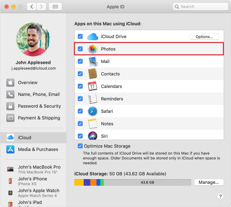 Trasferisci la GIF dell'iPhone sul Mac tramite iCloud