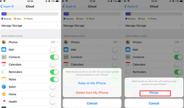 Recupera i numeri di telefono cancellati su WhatsApp utilizzando iCloud