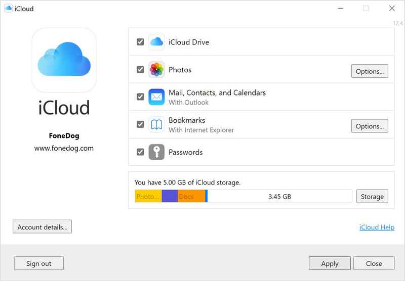 Verifica se lo spazio di archiviazione iCloud acquistato è stato visualizzato