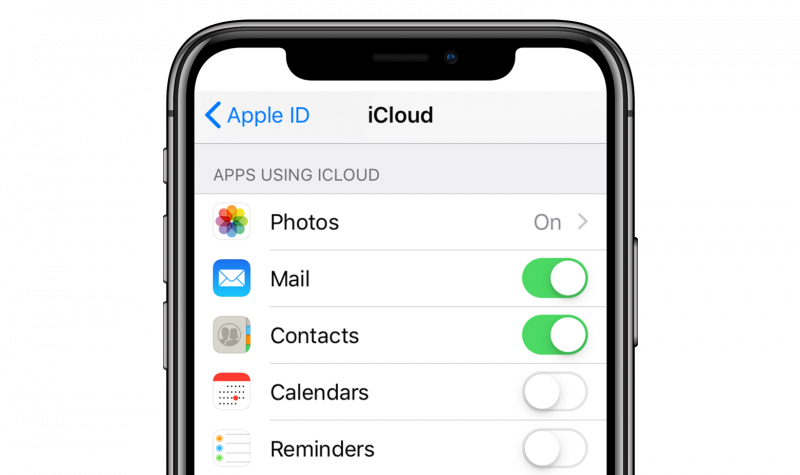 Verifica se gli altri possono vedere i contatti quando accedono al mio iCloud