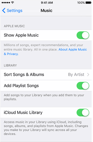 Trasferisci la musica dell'iPad su Android utilizzando iCloud