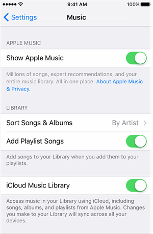 Trasferisci la musica dell'iPod sull'iPod tramite la sincronizzazione iCloud